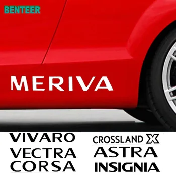 2шт Светоотражающая наклейка на кузов автомобиля для Автоаксессуаров Opel Astra Insignia Corsa Vectra Mokka Meriva Vivaro CrosslandX  5