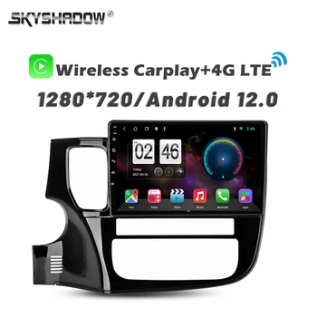 4G SIM 360 Carplay Auto Android 13,0 8G + 256G Автомобильный DVD-плеер GPS WIFI Bluetooth RDS Радио Для Mitsubishi Outlander 3 2013-2018  5