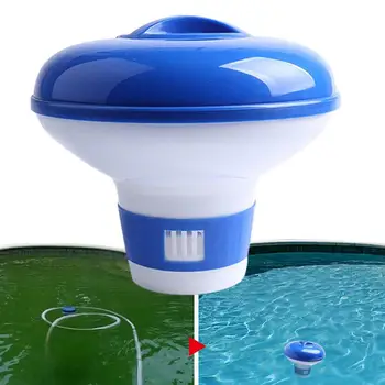 5-дюймовый диспенсер для плавающего стерилизатора для бассейна Предлагает мощный дозатор хлора для плавательных бассейнов  5