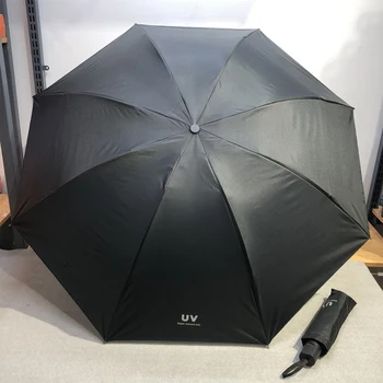 8 Ребер Дорожных зонтиков от дождя и Солнца, Ветрозащитный дорожный зонт, Полностью Автоматический Портативный складной зонт, Бытовые дождевики  5