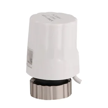 AC230V NC / NO Визуальный электрический тепловой привод клапана радиатора напольного отопления Электротермический привод для системы теплого пола  2