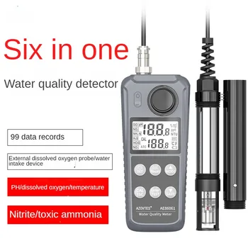 AE86061 многофункциональный детектор качества воды, РН-метр, растворенный кислород, аммиак, азот, тест на нитриты, растворенный кислород  2
