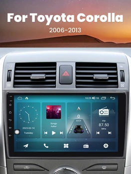 AI Voice Беспроводной Carplay Android 12 Автомобильный Радиоплеер Для Toyota Corolla E140 E150 2006 2007-2013 128 ГБ GPS Wifi RDS Авторадио  5