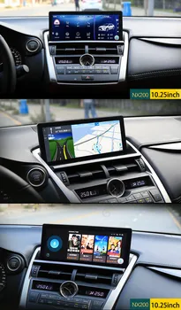 Android 12 Автомобильный Радиоприемник 128 ГБ Стерео 2Din CarPlay Для Lexus NX300 NX200t NX300h NX 2015 2016 2017 Авторадио Мультимедийный Видеоплеер  5