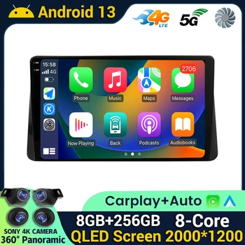 Android 13 Для Mitsubishi L200 5 2018 - 2020 Carplay Автомобильный Радио Мультимедийный плеер 2Din GPS DVD Головное устройство 5G WIFI Авторадио SWC BT  5