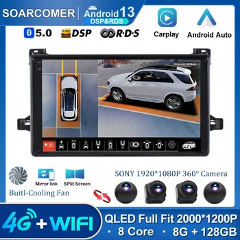 Android 13 для Toyota Prius XW50 2015 - 2020 Автомобильный радиоприемник, мультимедийный видеоплеер, навигация, GPS-приемник Без 2din, 2 din  5