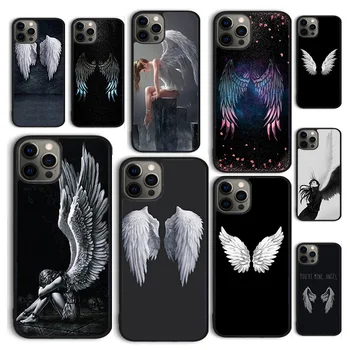 Autumu Fantasy Angel Girl Wings Чехол для Телефона Чехол для iPhone 15 12 mini X XS XR 11 13 14 Pro Max SE 2020 Apple 6S 7 8 Plus Coque  5