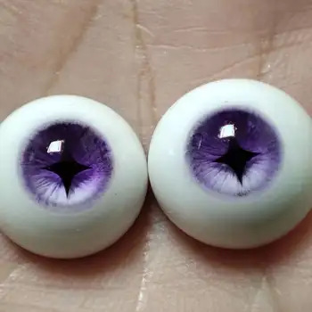 BJD Eyes кукольные глаза 8 мм-20 мм кукольные милые гипсовые фиолетовые Глаза для игрушек 1/8 1/6 1/4 1/3 SD DD аксессуары для кукол 8 мм-20 мм кукольные глаза  5