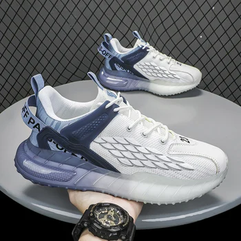 Damyuan Модные мужские кроссовки для бега, уличная повседневная сетчатая обувь 2023, спортивная обувь, легкие кроссовки, Удобная нескользящая обувь  5
