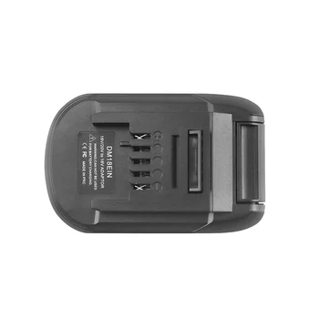 DM18EIN Аккумуляторный конвертер Адаптер Зарядное устройство для DeWalt для литий-ионного аккумулятора 18 В 20 В для литиевого инструмента Einhell  4