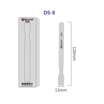 DS8 Паяльная паста Соскребающее лезвие Керамический Жестяной нож ESD Прочный Противоскользящий Без магнитного Короткого замыкания R-угловой Скребок  2