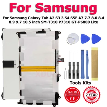 EB-BT825ABE T4800C Аккумулятор для Samsung Galaxy Tab A2 S3 3 S4 S5E A7 7,7 8,0 8,4 8,9 9,7 10,5 дюймов SM-T310 P7310 GT-P6800 Lite  1