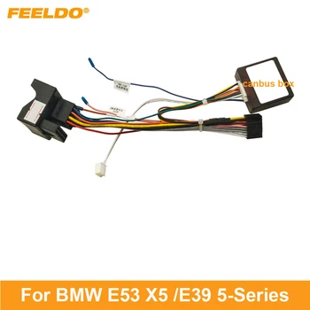 FEELDO Car Audio 16-контактный Жгут Проводов С Canbus Для BMW E53 X5/BMW E39 5-Series Стерео Монтажный Проводной Адаптер  5