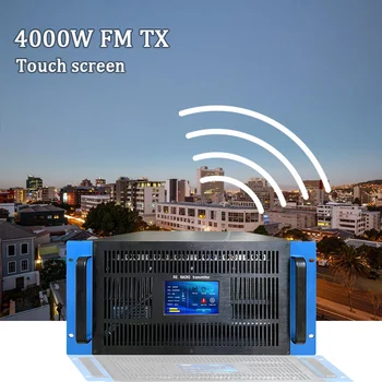FM-передатчик с сенсорным экраном мощностью 4000 Вт 4 кВт  5