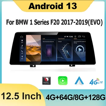GPS Навигация Для BMW 1 Серии F20 F21 2018-2019 EVO Система 12,3 Дюймов Android 13 Автомобильный Мультимедийный Радиоплеер Carplay Auto Touch  3