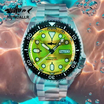 Heimdallr SKX007 Diver Watch Мужские NH36A Сапфировый Юбилейный браслет с автоматическим подзаводом 200 м Механические часы из нержавеющей стали  5
