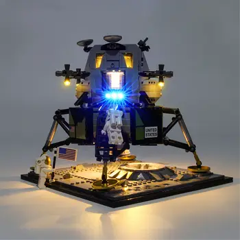 Hprosper 5v LED Light для Декоративной лампы Лунного Спускаемого аппарата 10266 Apollo 11 с батарейным отсеком (не включает строительные блоки Lego)  10