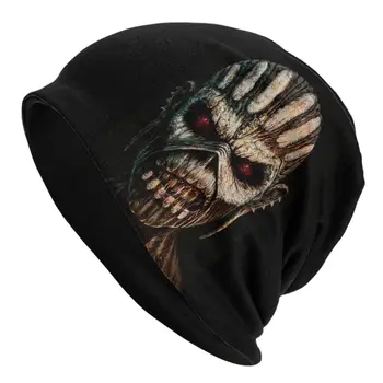 Iron Maidens Музыкальные кепки рок-группы в стиле хип-хоп, осень-зима, уличные тюбетейки, шапочки, весенние теплые вязаные шапочки-капоты  5