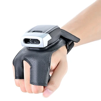 KEFAR Bluetooth 2D кольцевой сканер штрих-кодов с дальним сканированием, портативный кольцевой носимый сканер для считывания штрих-кодов Finger 1D 2D Mini  4