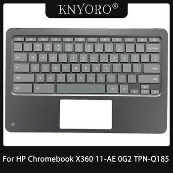 L01240-001 Клавиатура США для HP Chromebook X360 11-AE 0G2 TPN-Q185 Верхняя Подставка для рук Ноутбука Верхний Чехол Замена клавиатуры Оригинал  0