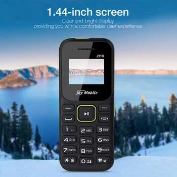 MKTEL J310 Функциональный Телефон Сильный Фонарик 1,44 