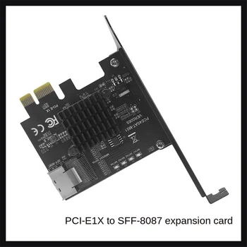 PCIe к SFF-8087 SATA3.0 Карта расширения Mini-SAS/SATA Жесткий диск 9215 Карта адаптера 36PIN  2