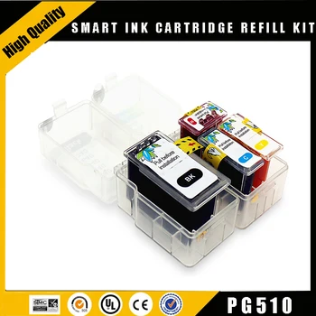 PG 510 511 smart cartridge refill kit для canon PIXMA IP2700 IP2780 IP2880 MP240 250 260 270 280 480 совместимый чернильный картридж  10