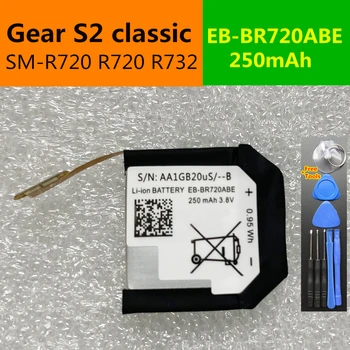 Runboss EB-BR720ABE Для Samsung Gear S2 classic SM-R720 R720 R732 Смарт-Часы 250 мАч Оригинальная Сменная Батарея EB-BR720ABE  1