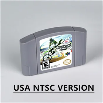 Supercross 2000 для 64-битного игрового картриджа в стиле ретро, Версия для США в формате NTSC для детских подарочных игр  5
