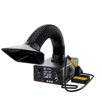 TBK D201 Интеллектуальный термостатический паяльник с дымоудалением, Инструмент для ремонта печатных плат с чипом мобильного телефона T12  5