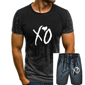The Weeknd X Heart O Черная футболка Новая футболка для взрослых оптом  5