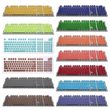 Y1UB 108 Клавиш RGB Theme Keycap Двухцветные Полупрозрачные OEM-Колпачки Для Ключей Механические  5