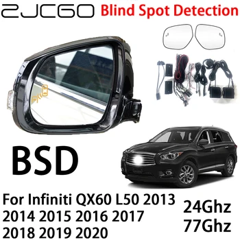 Автомобильная BSD-Радарная система предупреждения ZJCGO для обнаружения слепых зон, предупреждение о безопасности вождения для Infiniti QX60 L50 2013 ~ 2020  5