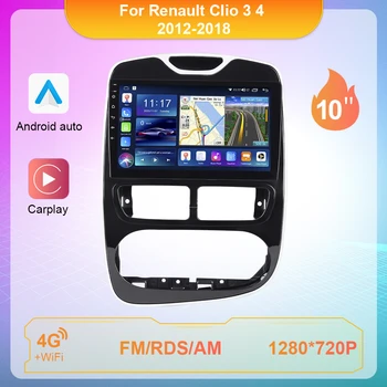 Автомобильная стереосистема для Renault Clio 3 4 2017+ 2012-2018 Carplay Мультимедиа Видео Навигация GPS Аудио Android Auto Carplay 2 DIN  3