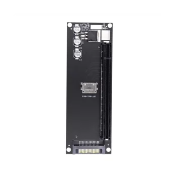 Адаптер PCIe-SFF-8611, адаптер Oculink SFF-8611-PCIe PCI-Express 16X 4X с портом питания SATA для видеокарты материнской платы  4