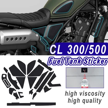 Аксессуары для Honda CL300 CL500 Новые наклейки на топливный бак мотоцикла CL 300 500 2023 Защитные противоскользящие наклейки против царапин  4