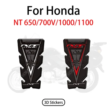 Аксессуары Для Мотоциклов Honda NT 650 700V 1000 1100 Приключенческие Наклейки Наклейки Протектор Бака Газа Мазута Комплект Коленей  5