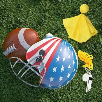 Американский профессиональный футбольный Штрафной флаг, Рефери, Спортивные флаги, бросающие мячи, аксессуары для фанатов игр, доставка Soccer P Q8B5  3