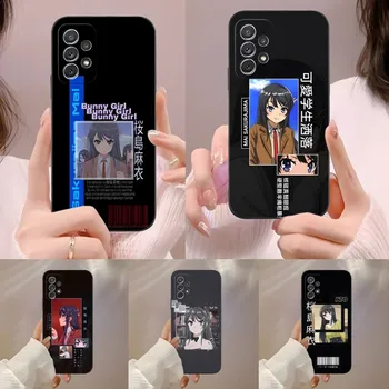 Аниме Сакурадзима Май Чехол Для Телефона Samsung S22 S21 S20 S30 S9 S10 S8 S7 S6 Pro Plus Edge Ultra Fe Мягкая Силиконовая Оболочка  5
