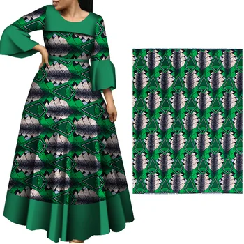 Анкара Африканский зеленый хлопок с Геометрическим принтом восковая печать Гарантированное Восковое Лоскутное Шитье 100% Хлопчатобумажная Ткань Высокого Качества для Платья  5