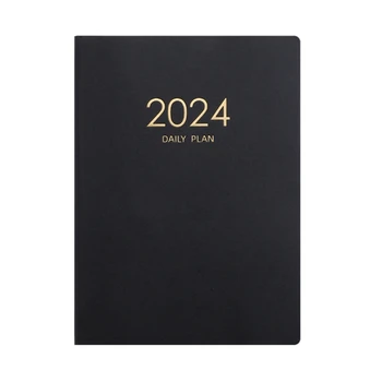 Блокнот для планирования на 2024 год, календарь, утолщенный блокнот для ежедневного планирования, еженедельный блокнот, Офисные школьные принадлежности, долговечный  5