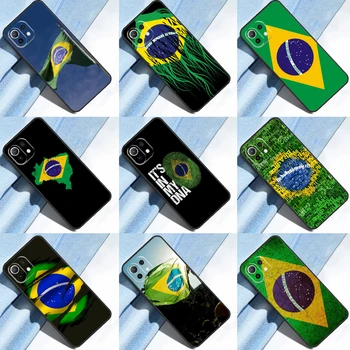 Бразилия Чехол с бразильским флагом Для POCO F5 Pro F3 F4 X4 GT M5s M4 X3 X5 Pro Чехол Для Xiaomi 11T 12T Pro 12x13 Lite  5