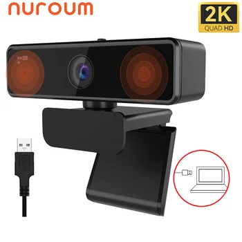 Веб-Камера Nuroum V11 1080P Full HD Веб-Камера С Микрофоном USB-Штекер Веб-Камера Для ПК Ноутбук Настольный Зум Мини-Камера Skype  5