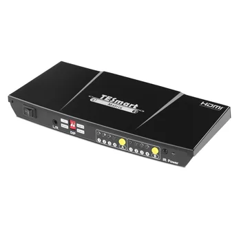 Видеомикшер TESmart avmatrix 4X2 с аудиовыходом Ultra HD HDCP 4 В 2 с Матрицей HDMI  4