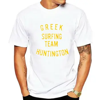 Винтажная футболка для серфинга Greek Surfing Team Huntington 1963  5