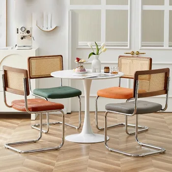 Винтажные современные обеденные стулья, Красивый модный обеденный стул в скандинавском стиле, кухонная мебель для дома Cadeiras De Jantar  2