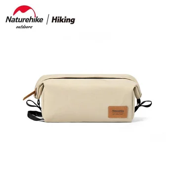 Водоотталкивающая сумка для хранения Naturehike для деловой поездки на открытом воздухе, Квадратная сумка для стирки из Поли-хлопка, косметичка для путешествий большой емкости  5