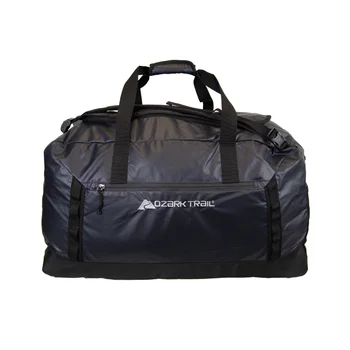 Всепогодная спортивная сумка объемом 90 л с откидными ремнями для рюкзака, черная, бесплатная перевозка  5
