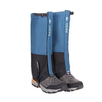 Гетры для зимних ботинок, охотничьи гетры, водонепроницаемая обувь, гетры для зимних ног, дышащие гетры для пеших прогулок, охоты на снегоступах  1