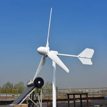 Горизонтальный Ветротурбинный Генератор Мощностью 10 кВт 10000 Вт 96 В Для Автономных Ветрогенераторов Сетевой Системы С Ветровым Солнечным Контроллером Для Дома  5